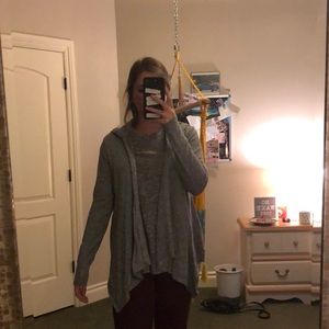 Grey cardigan